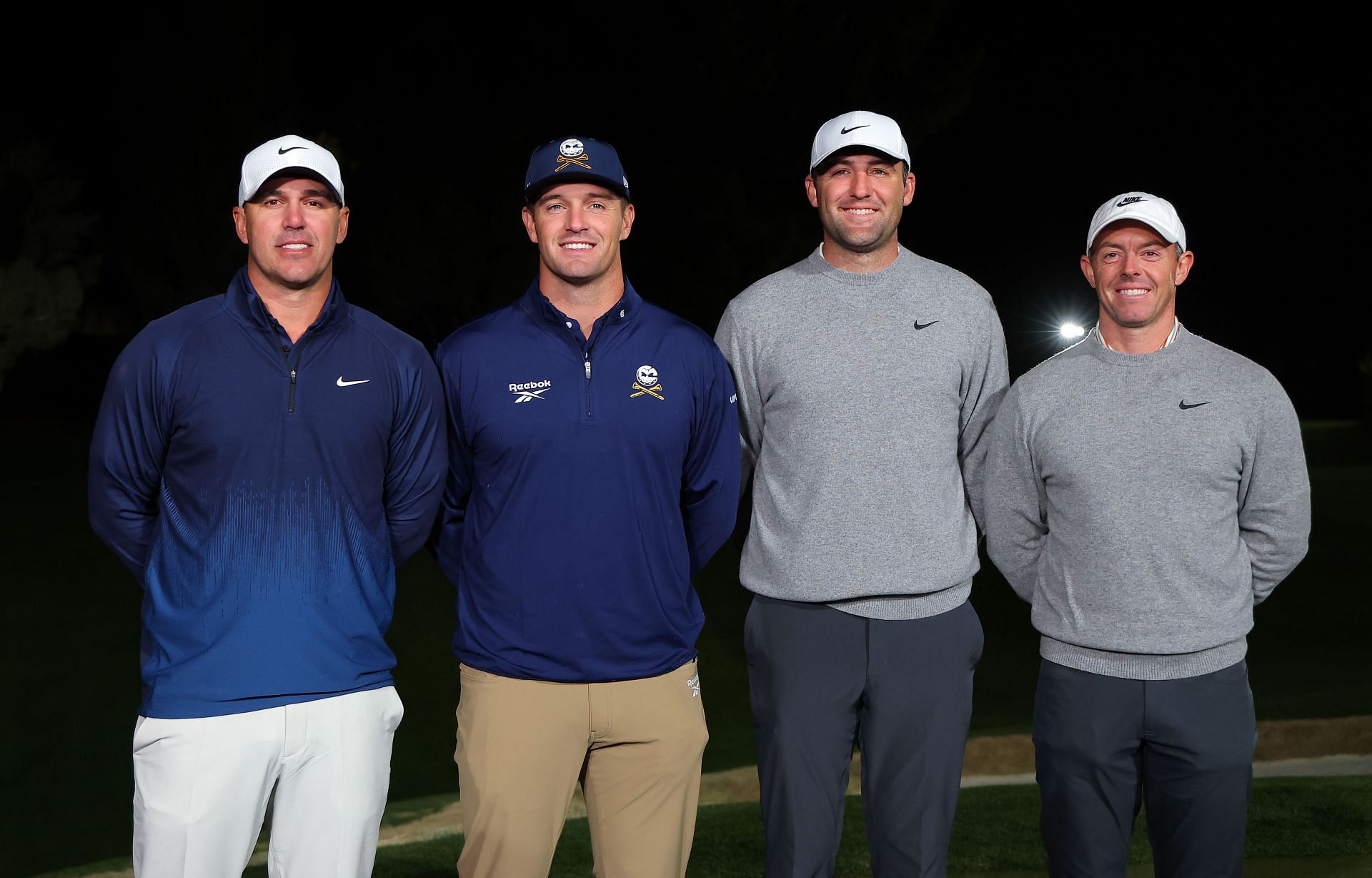 Rory McIlroy, Scottie Scheffler, Bryson DeChambeau and Brooks Koepka (Source: Getty)